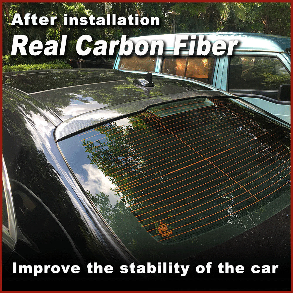 Fit for Mercedes-Benz W222 S400 S65 14-20 REAL CARBON Rear roof spoiler Wing