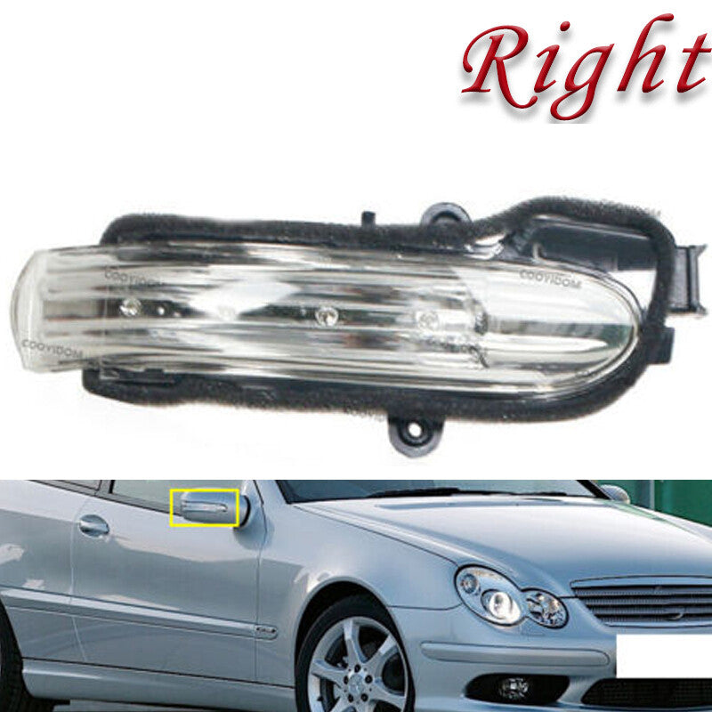Right for Mercedes-Benz W203 2004-07 Rearview Mirror Turn Signal Indicator Lamp