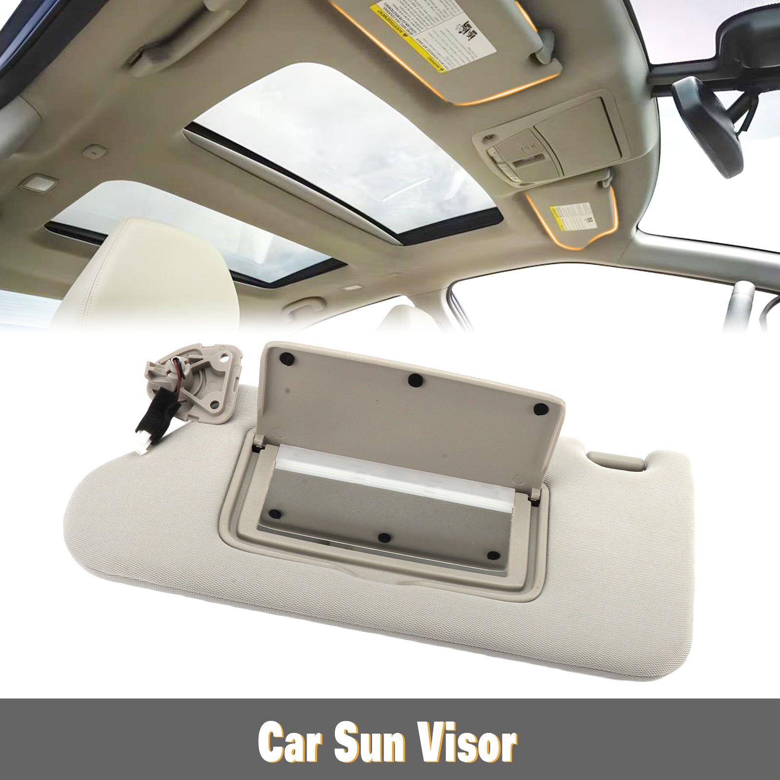 1PC 964019DE0A for Nissan Maxima 2016-2021 New Left Side Sun Visor w/ Lamp