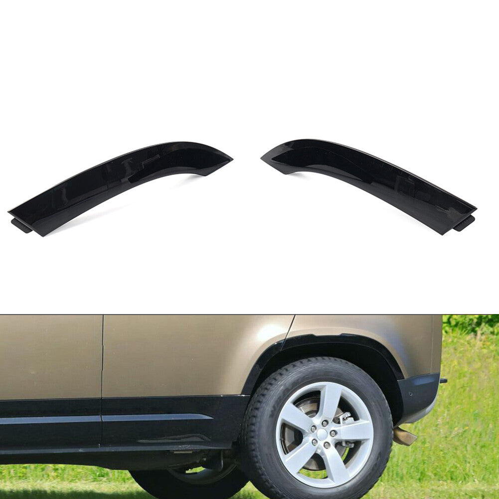 Gloss Black Rear Wheel Front Arch Door Molding for Land Rover for Defender 90 110