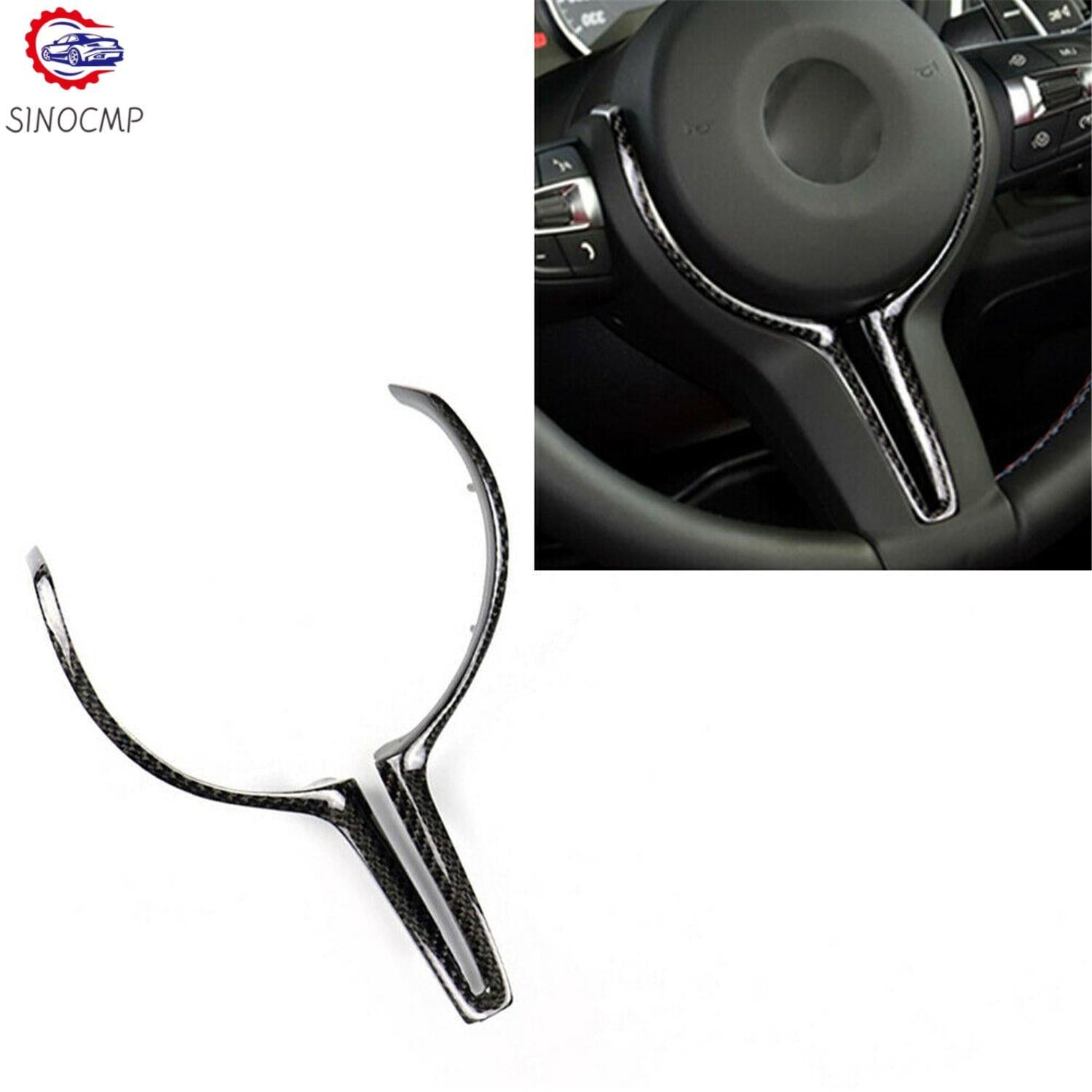 Real Carbon Fiber Steering Wheel Trim M Fits for BMW F80 M3/82 F83 M4/F10 New