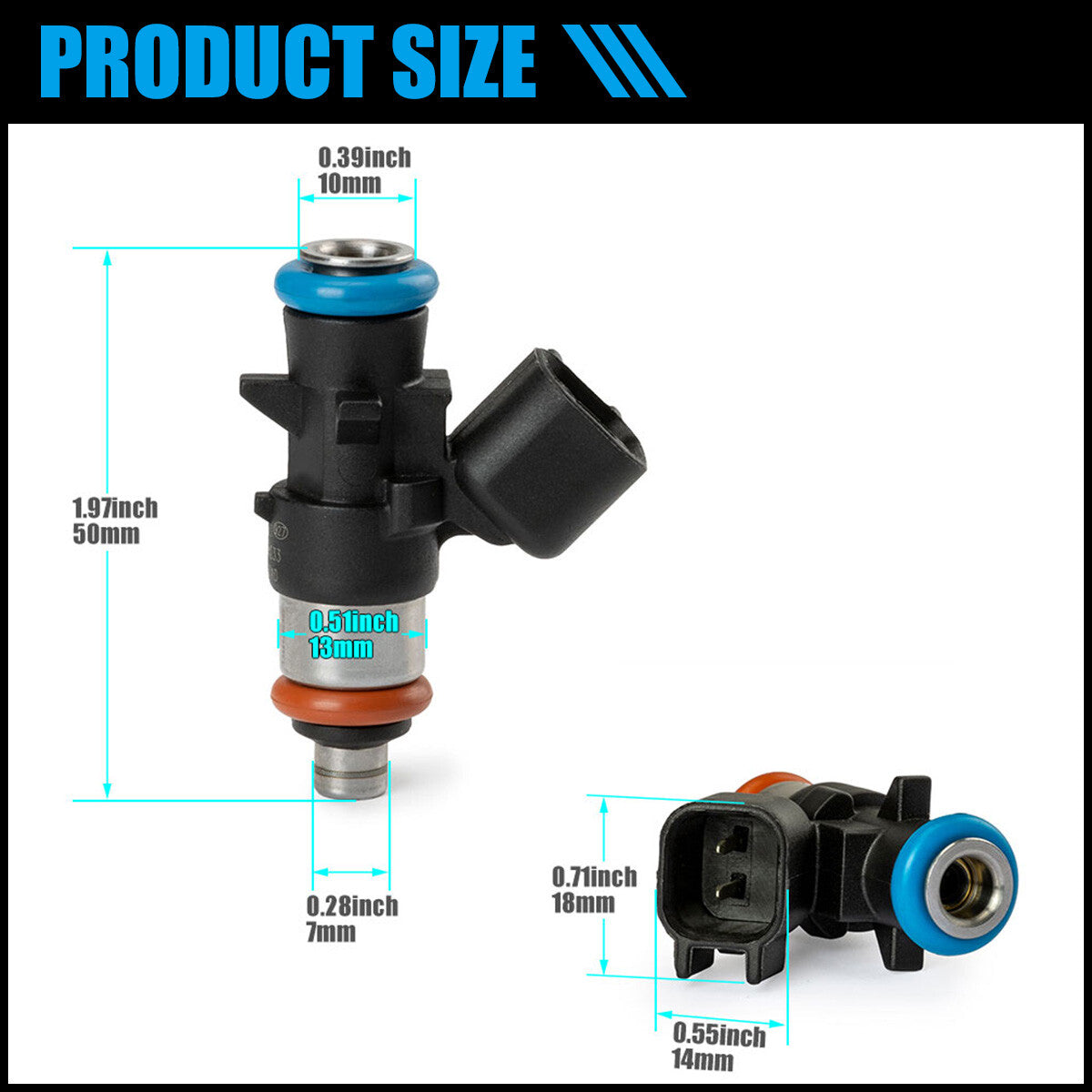 6X Fuel Injectors for Chrysler 11-19 for Dodge for Ram for Jeep 3.6L V6 0280158233 5184085AC
