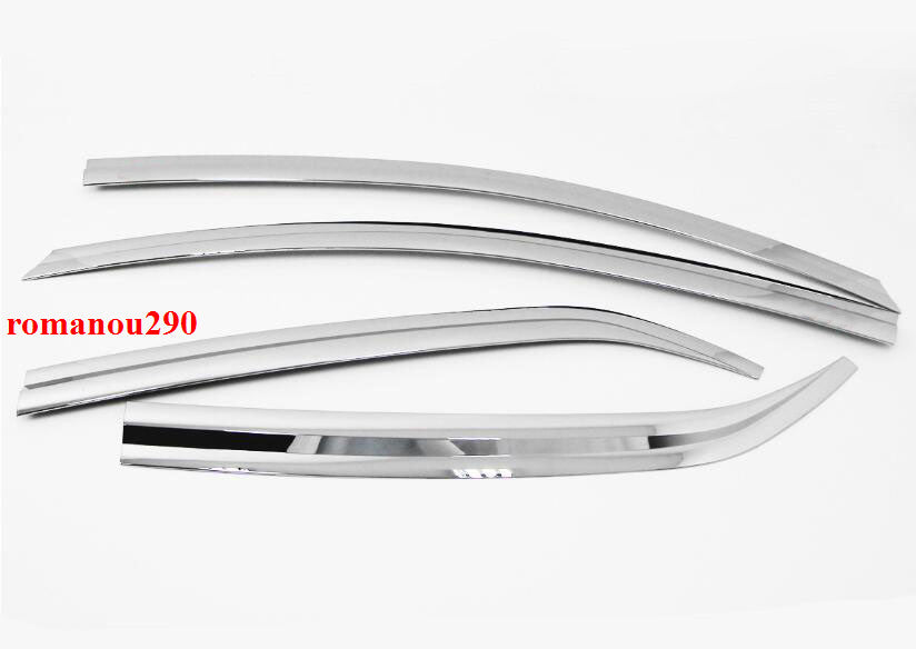 for VOLVO XC40 2019-2024 Chrome Window Wind Visors Sun Rain Guard Vent Deflector