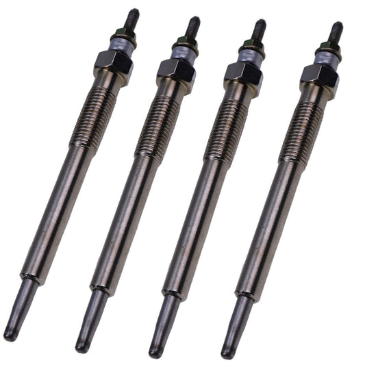 (4) Glow Plug 1G911-65510 for Kubota Engine V2203-M-DI V2403-M-DI V2003T-M-DI