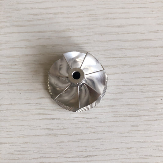 KP35 Reverse 7+0 Blade 33.00/37.70 mm Turbine Billet Compressor Wheel