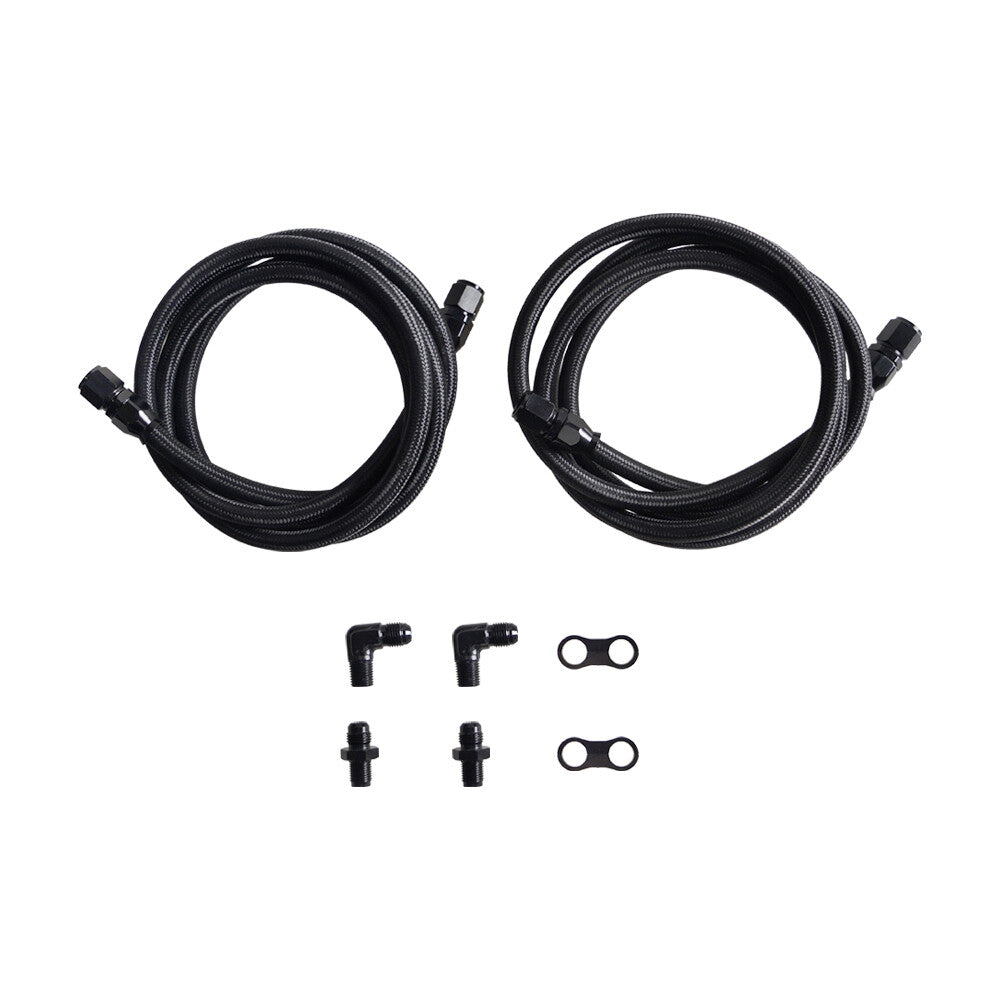 6AN PTFE 7-foot gearbox cooler hose fittings suitable for 4L60/700R4/TH350/TH400