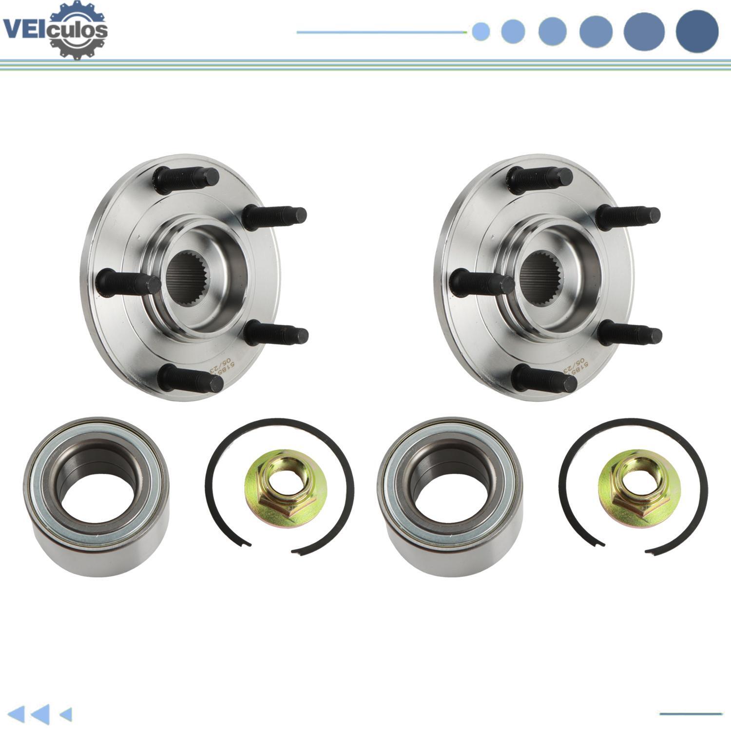 2Pcs Wheel Bearing and Hub Assembly For 01-11 for Ford Escape for Mazda Tribute 518515