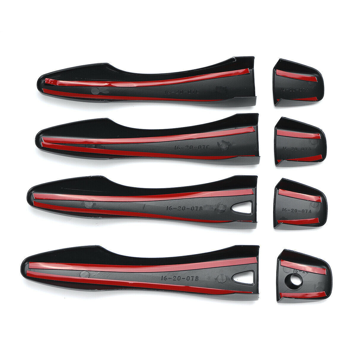 for Nissan Altima 2013-2018 Door Handle Covers Trim with for Smart Hole Glossy Black