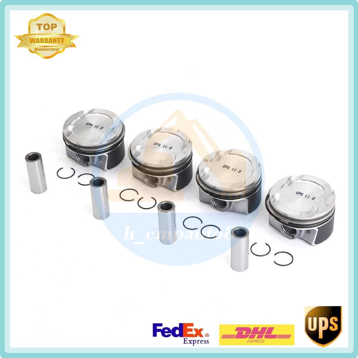 4 Pistons Rings Kit 11:1 22mm 2.0 for BMW for MINI Cooper S X1 F55 F56 B46 B48