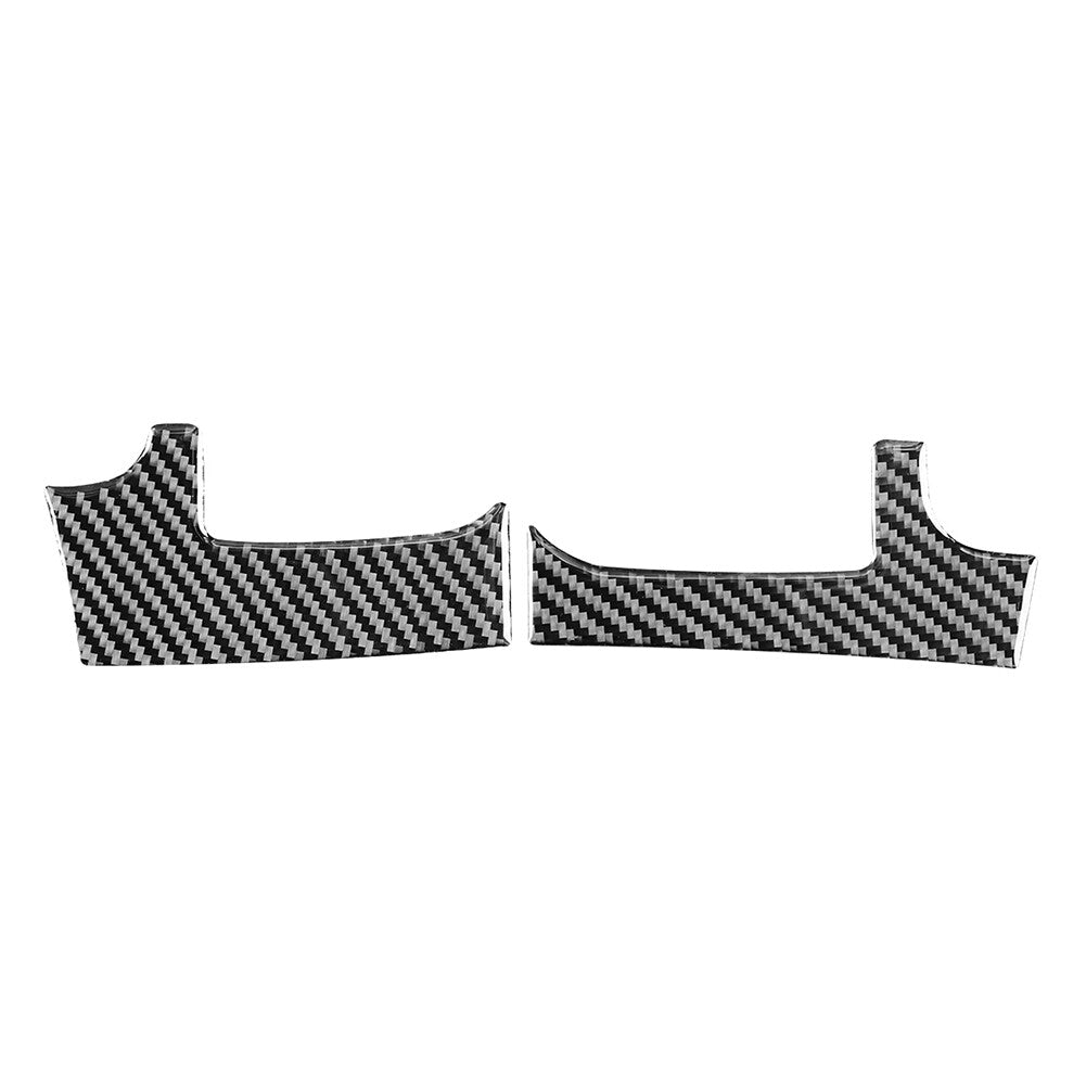 Dashboard Air Outlet Cover Trim Carbon Fiber Black Fit for Toyota Tundra 2014-21 LHD