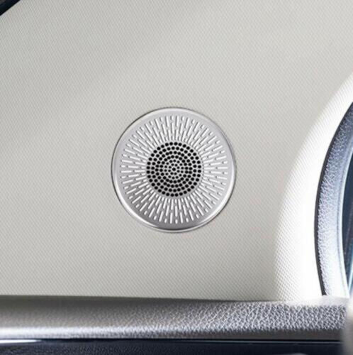 for Kia Carnival 2022-2023 Matte Silver Door A-pillar Speaker Cover Decor Trims