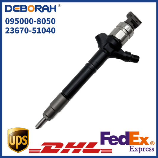 Common Rail Fuel Injector ASSY 095000-8050 23670-51040 for Toyota for Land Cruiser