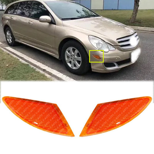Pair Front Bumper Turn Signal Indicator Lamp for Mercedes-Benz W251 R320 R350