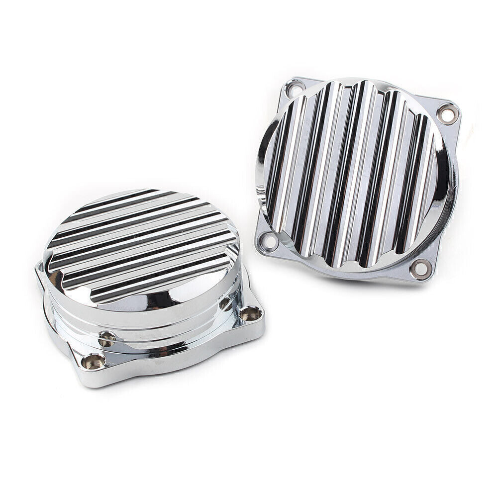 2X Carburetor Cover For Scrambler Thruxton 2008-2015 2009 2010 2011 2012 Chrome