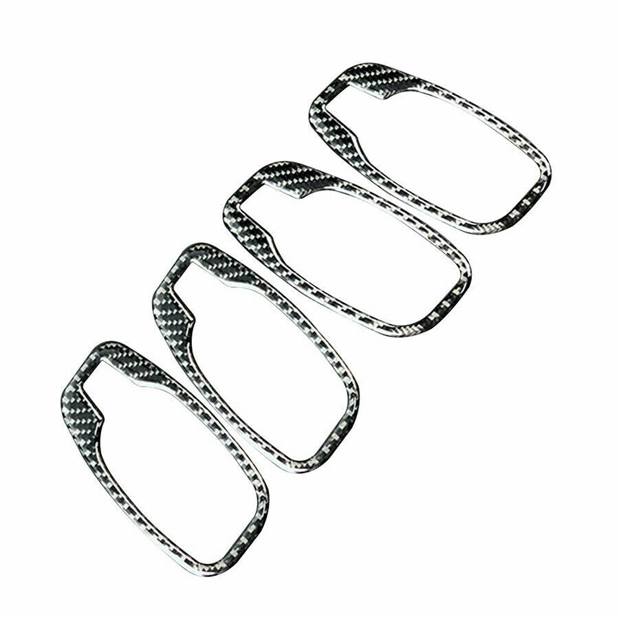 Carbon fiber interior door handle cover trim suitable for BMW 5 Series E60 2006-2010