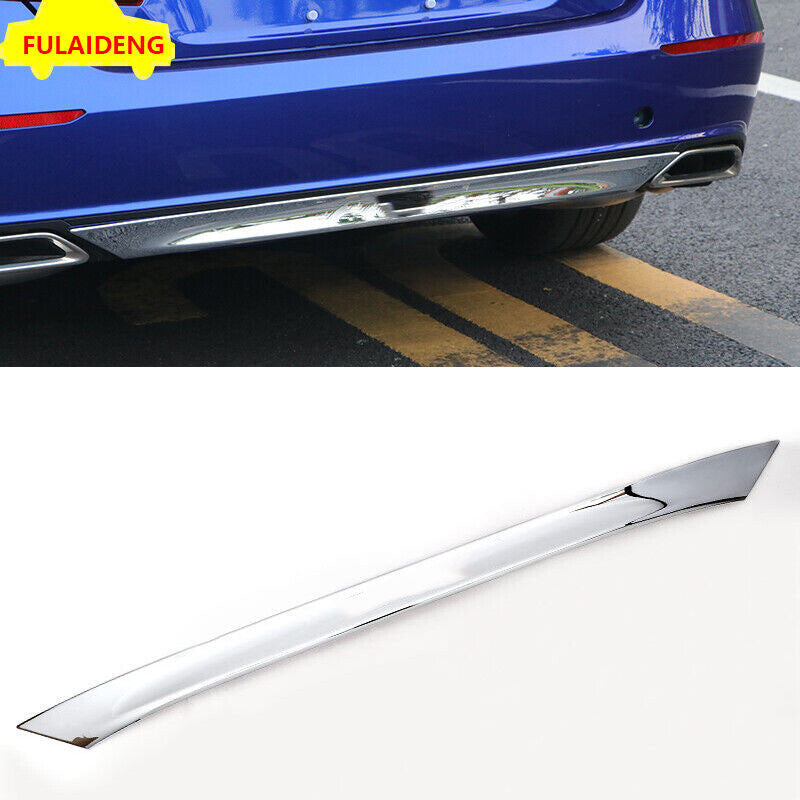 for Honda Accord 18-2020 Chrome ABS Rear Bumper protector Strip Guard Cover Trim