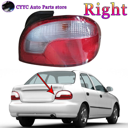 Right for Hyundai Accent 4D 1998-1999 Rear Tail Light Brake light With Bulb