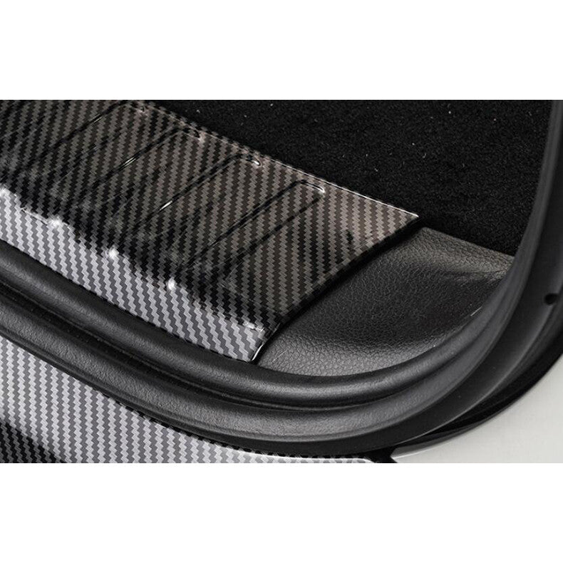 for Honda CR-V 2023-2024Carbon Fiber Rear Bumper Protector Trim Trunk Sill Guard