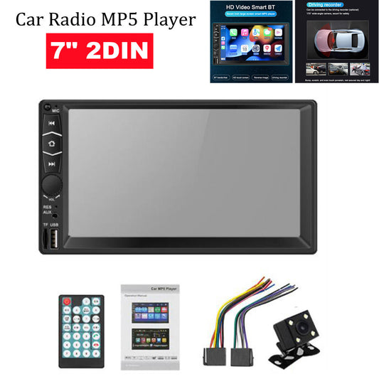 7-inch 2DIN Android Bluetooth Touchscreen Stereo Video Radio Car MP5 Player USB AUX