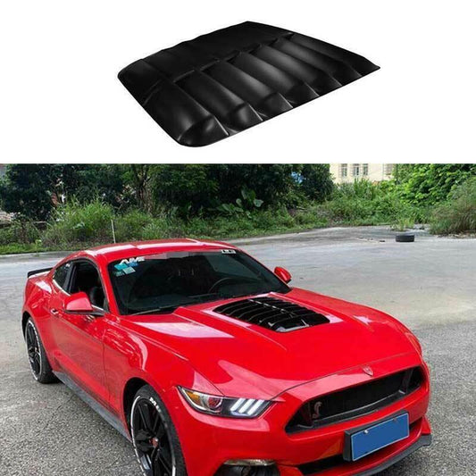 GT500 Gloss Black Engine Hood Fender Air Outlet Frame for Ford for Mustang 2015-2022