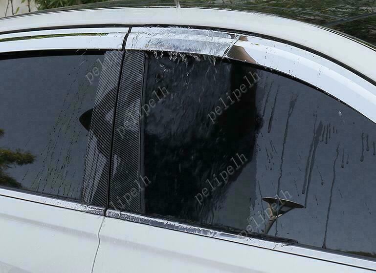 for Nissan Altima 2019-2024 Chrome Window Wind Visors Rain Guard Vent Deflectors