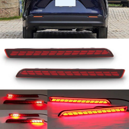LED Rear Bumper Light Signal Turn DRL Brake Fog Lamp for Toyota for Sienna 2021-2023