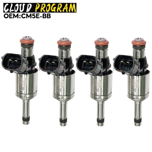 Set of 4 New Fuel Injectors CM5E-BB For 12-2018 for Ford Focus EcoBoost GDI 2.0L L4