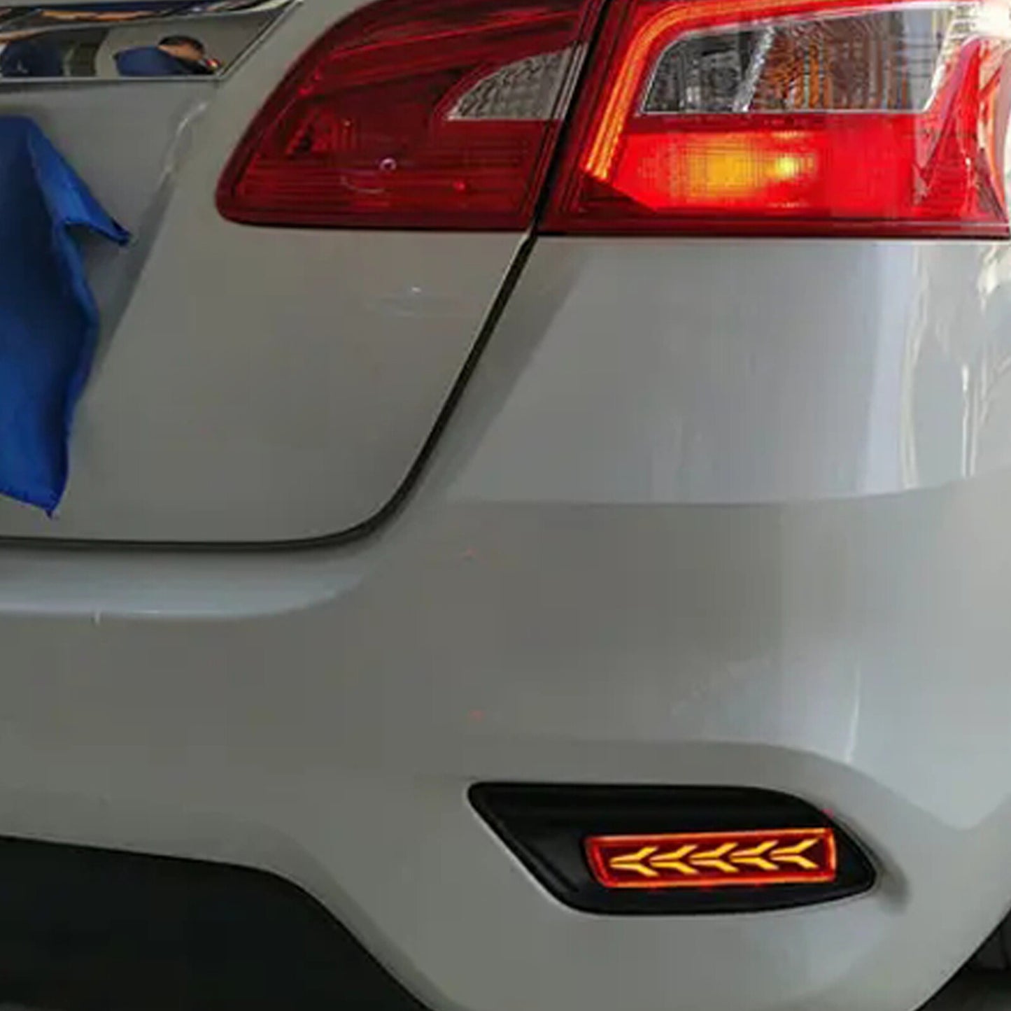 2-pack for Nissan Sentra 2013-2019 LED rear bumper taillights
