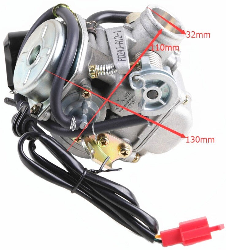 24mm carburetor and air filter CDI for GY6 150cc 125cc scooter/all-terrain vehicle/Roketa