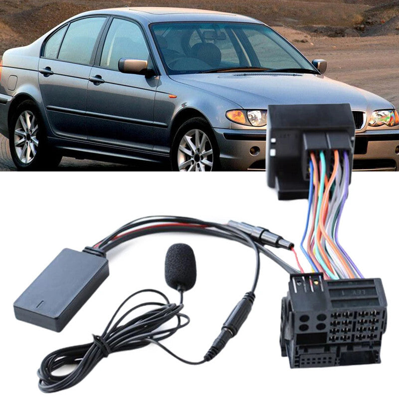 Car Bluetooth-Compatible AUX Audio Cable 12Pin For COOPER E83 X3 Cable Adapter