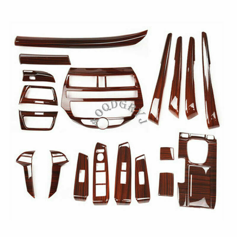 Wood Grain Look Interior Decor Trim Kit 20P for Honda Accord 4DR EX LX 2008-2012
