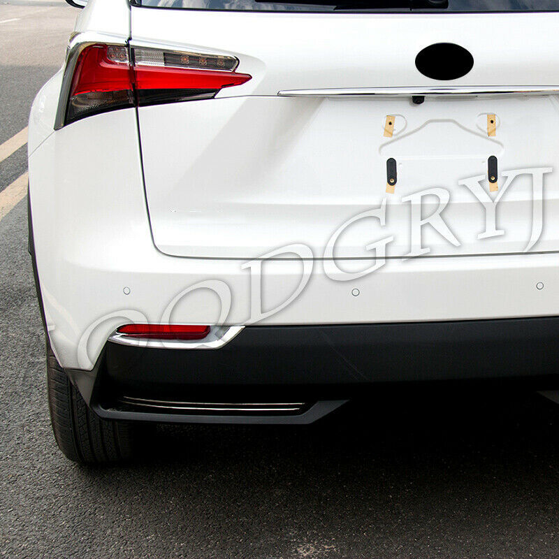 Chrome Rear Fog Lamps Moulding Trim Covers for LEXUS NX200T 300H 300 2014-2021