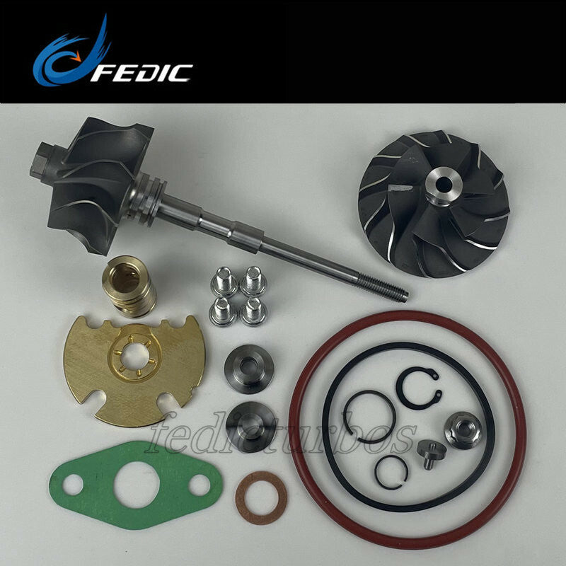 Turbo shaft and wheel 712968 for VW Caddy II 1.9 TDI 81Kw 110HP ALH 1995-2003