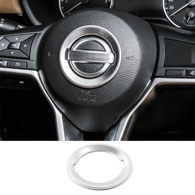 for Nissan Sentra 20-23 Steel Silver Steering Wheel Sheet Ring Moulding Trim 1X