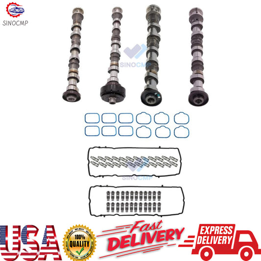Intake Exhaust Camshafts Rockers Lifters Kit for 3.6L 11-16 for Chrysler for Dodge for Ram