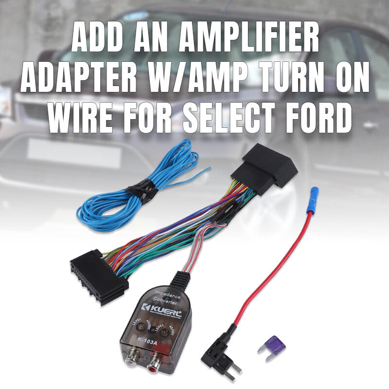 Add An Amp Amplifier Adapter Interface For Select for Ford 2011-2018 F150 F250 F350