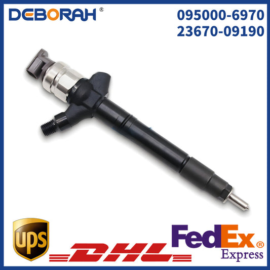 Common Rail Fuel Injector 095000-6970 23670-09190 2367009190 for Toyota Avensis