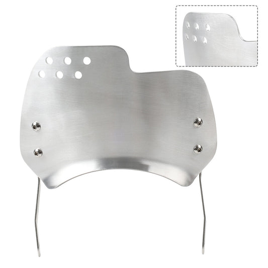 6-8 Round Headlight Windshield Windscreen Universal W/Bracket Motorcycle