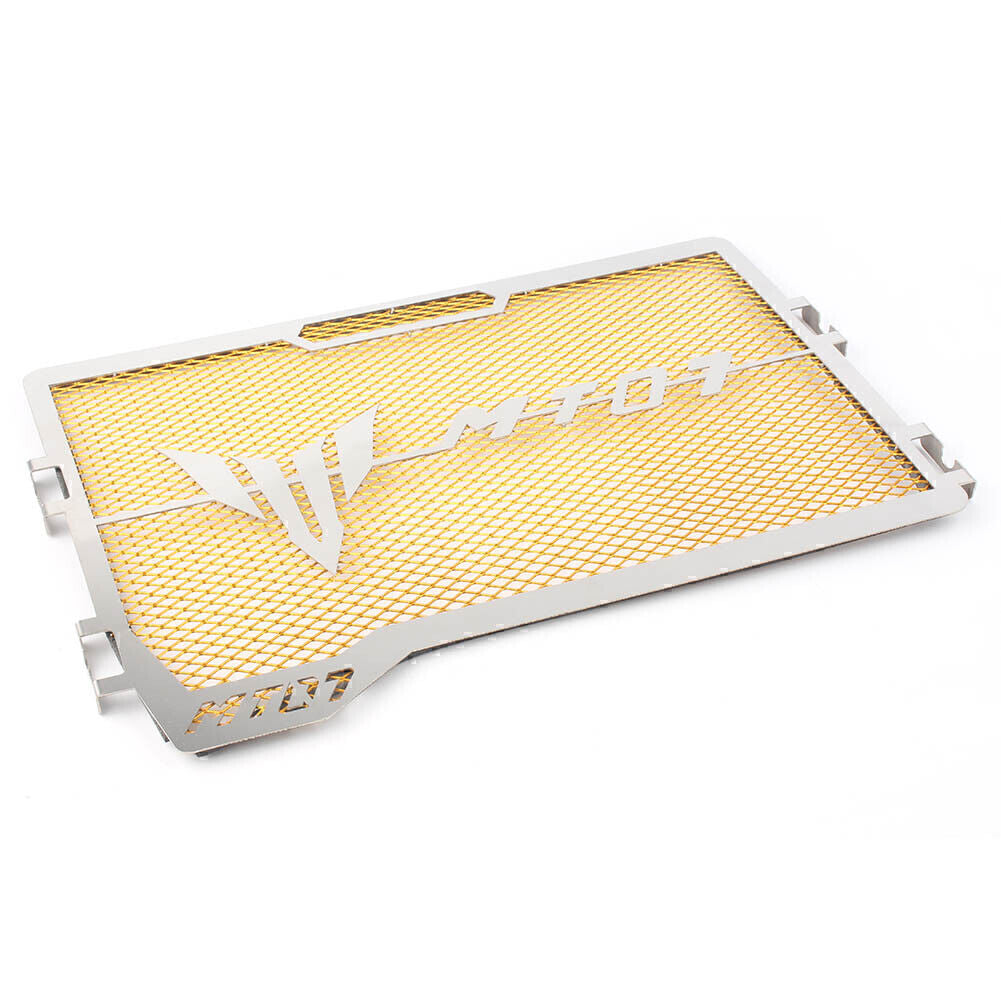Motorcycle Front Radiator Grille Grill Protector for Yamaha MT07 FZ07 14-17 Gold