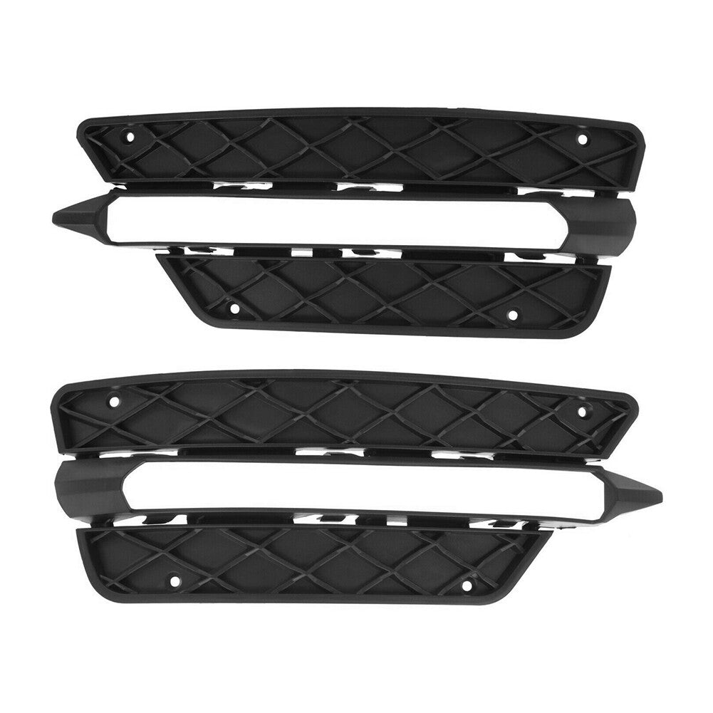 2x Front Bumper Bracket LH RH Set Fit for Mercedes-Benz C250 C300 2012-2014 Black
