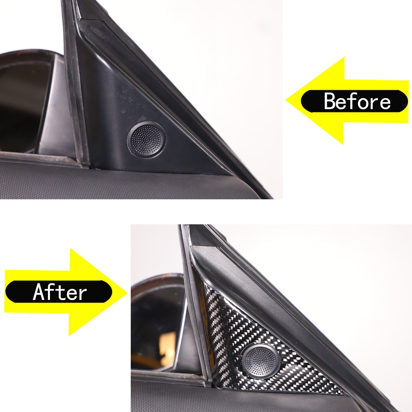 Carbon fiber rearview mirror cap trim for Toyota 86/ for Subaru BRZ 2022-23