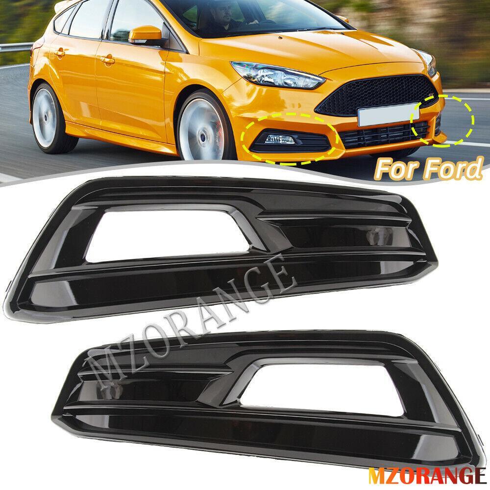 2¡Á F¨¹r for Ford Focus ST 2015-2018 Nebelscheinwerfer Rahmen Abdeckung Links+Rechts