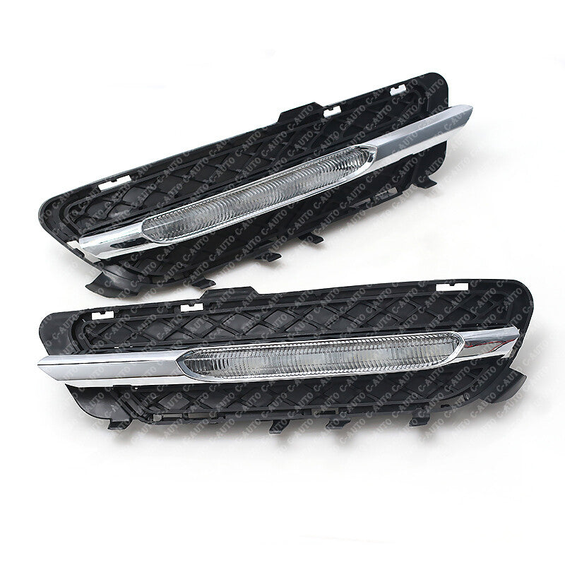1Pair LED daytime running lights fog lamp for Mercedes-Benz W212 E250 09-13