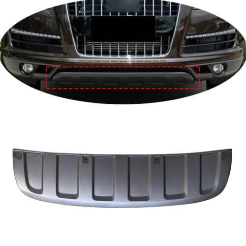 for Audi Q7 2010-15 Gray ABS Front Bumper Protector Cover Guard Board Plate Trim