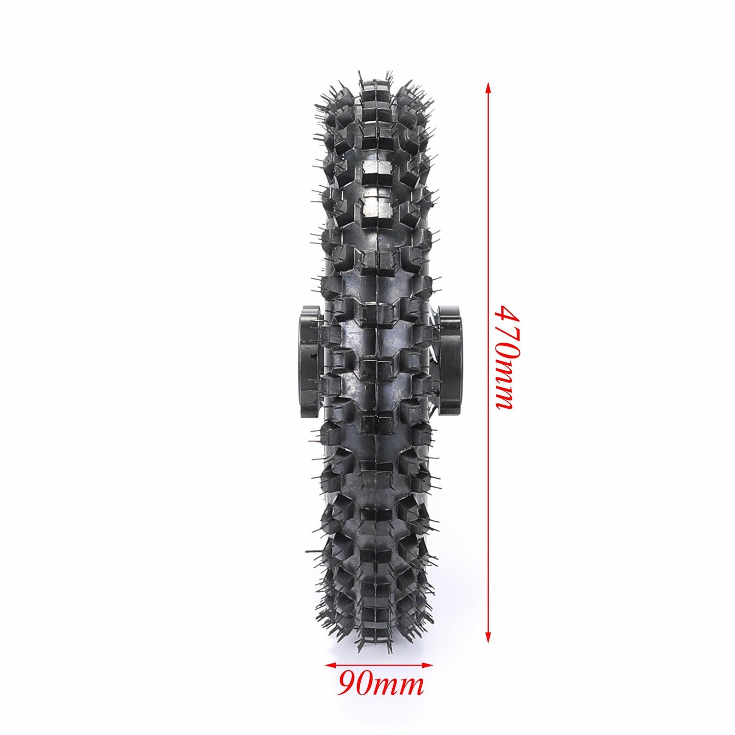 3.00-12 80/100-12 Rear Wheel Tyre Rim for Dirt Bike Thumpstar 70cc 110cc 125cc