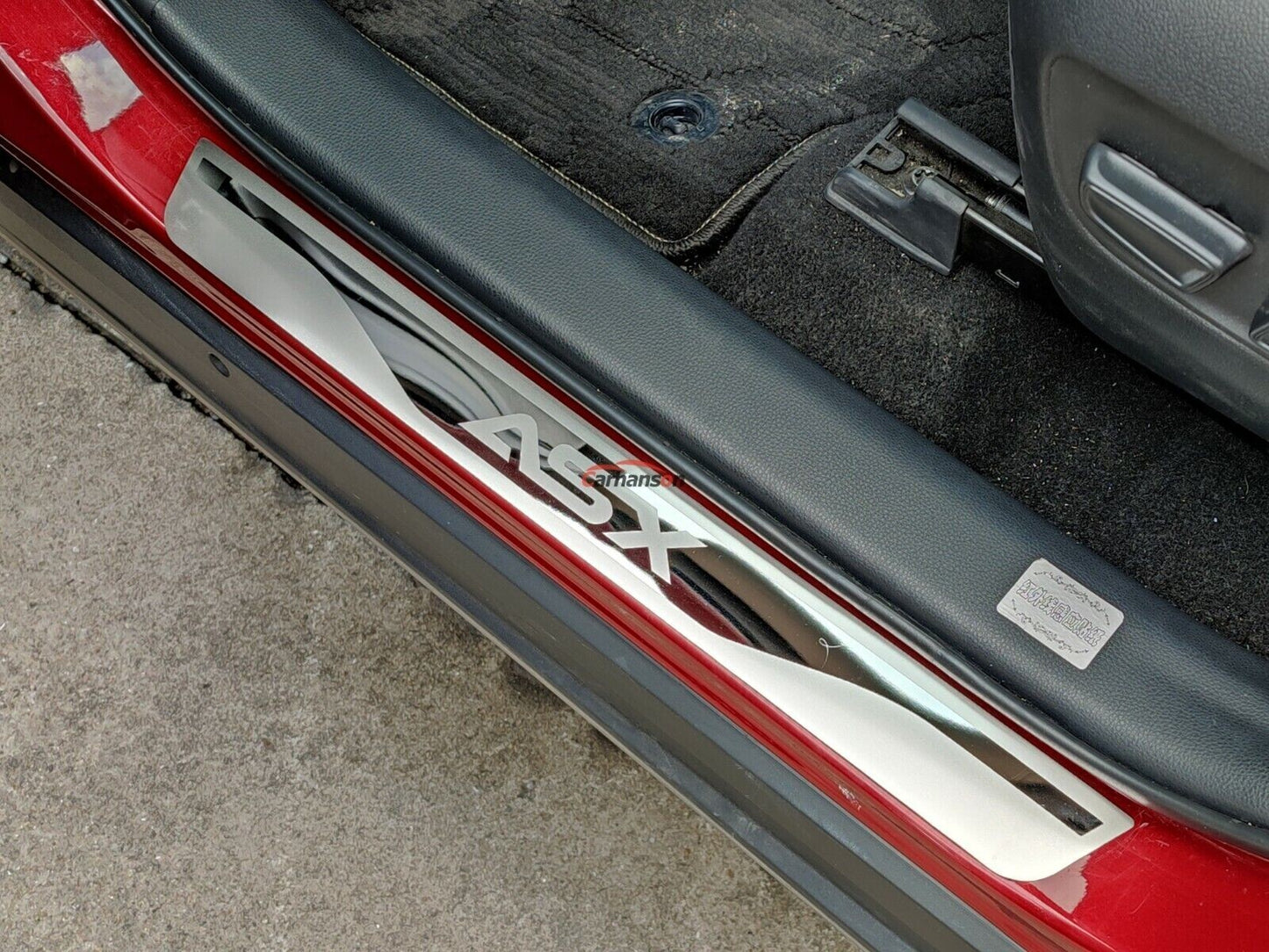 For 2024 for Mitsubishi ASX Accessories Car Door Sill Scuff Plate Protection Panel