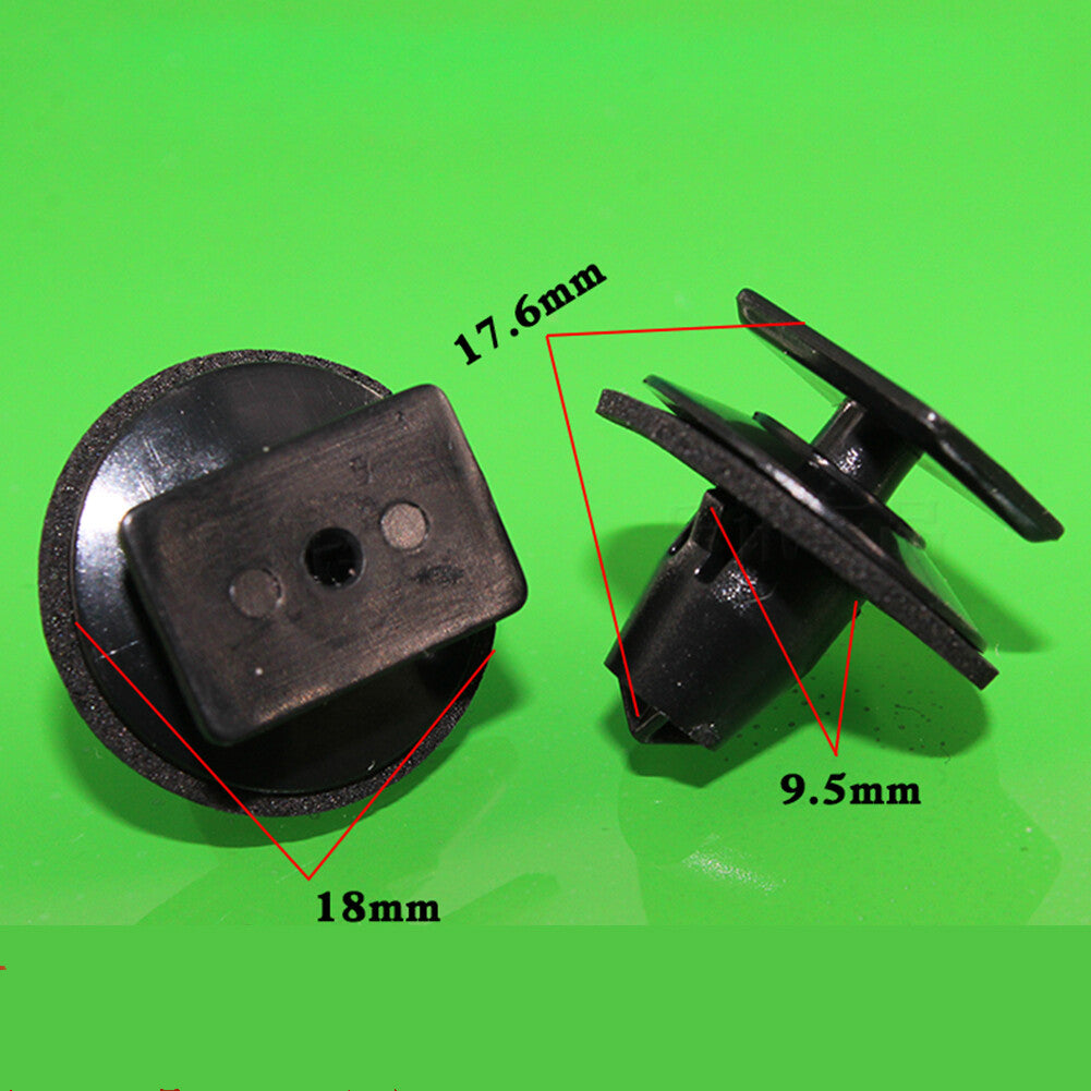 10 Car Side Skirt Sill Moulding Cover Trim Clips for Nissan