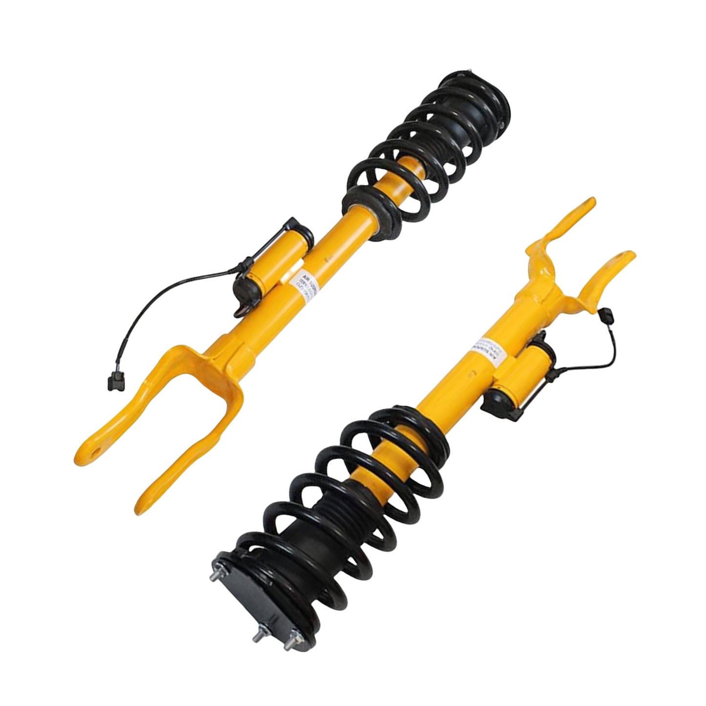 A complete set of front and rear shock absorber struts with springs and auxiliary magnetic technology, suitable for Ferrari F430 2005-2009