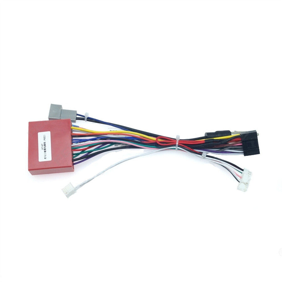 16 Pin Car Stereo Radio Power Wiring Harness w/Canbus Box for Mazda 3 5 6 8 CX-7