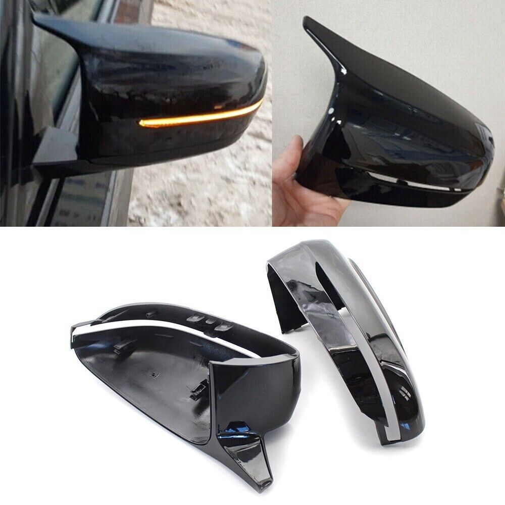 Gloss Black Style Mirror Cover Caps Fit for BMW G20 G21 G22 G30 G31 G11 G14 G15